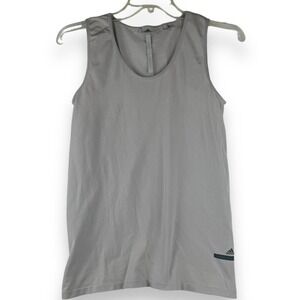 Stella McCartney Adidas Tank Top Womens Size Medium Gray Sporty Gym Performance
